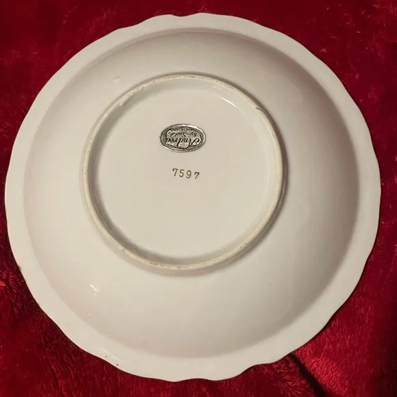 Vintage Andrea by Sadek pitcher and plate set - Roses made in Japan - #7597 - Picture 6 of 12